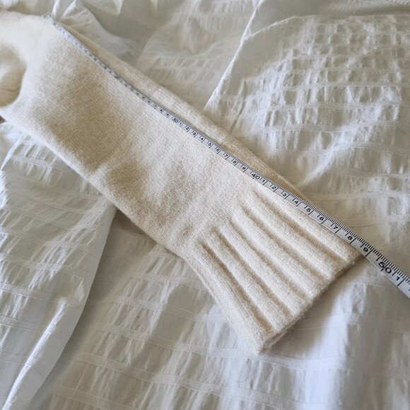 Jcrew Oversized Crewneck Merino Alpaca Supersoft Yarn - 2018 - Off-White - Sz XX - Picture 15 of 16